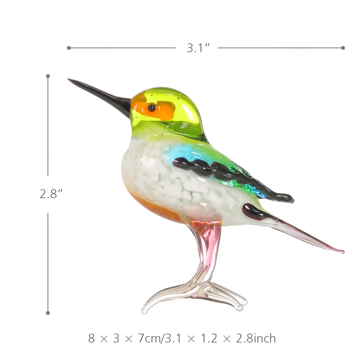 Handblown Glass Hummingbird